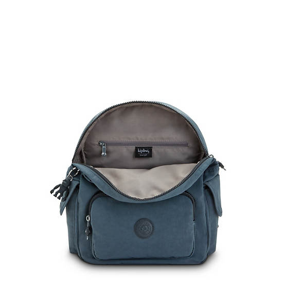 Kipling City Pack Small Rugzak Donkerblauw Grijs | BE 1507NW